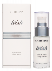Сыворотка подтягивающая для кожи вокруг глаз и шеи Christina Wish Eyes & Neck Lifting Serum (30 мл) (CHR456)