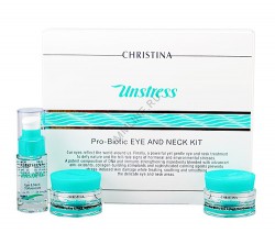 Набор Christina Unstress Eye and Neck kit для кожи вокруг глаз и шеи (3 препарата) (CHR770)